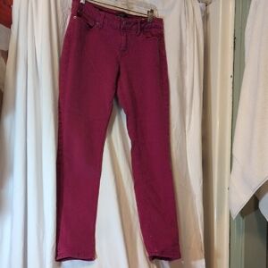 Lucky Brand Women's Fuchsia Straight Leg Jeans